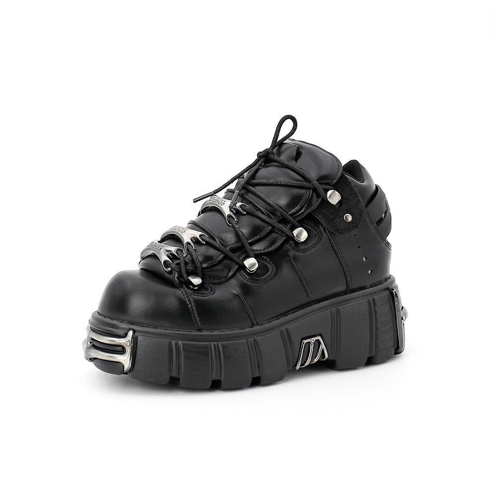 Women's Platform Motorcycle Boots