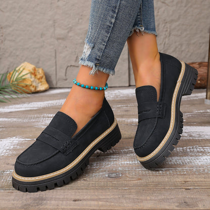 Women’s Platform Shoes with Velcro Closure