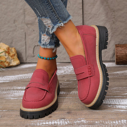 Women’s Platform Shoes with Velcro Closure