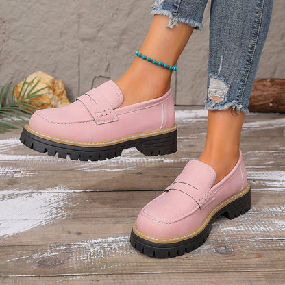 Women’s Platform Shoes with Velcro Closure