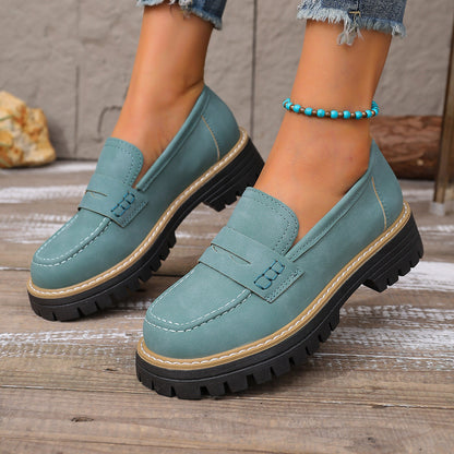 Women’s Platform Shoes with Velcro Closure