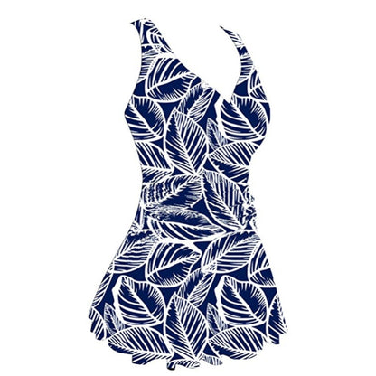 Women's Plus Size One Piece Swimsuit with Cherry Print