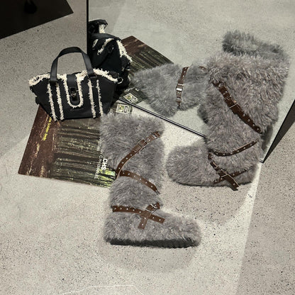 Women's Plush Fur Boots