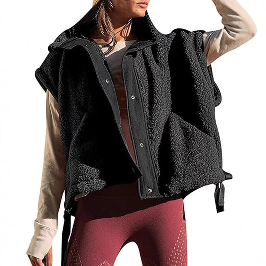 Women's Plush Sleeveless Vest