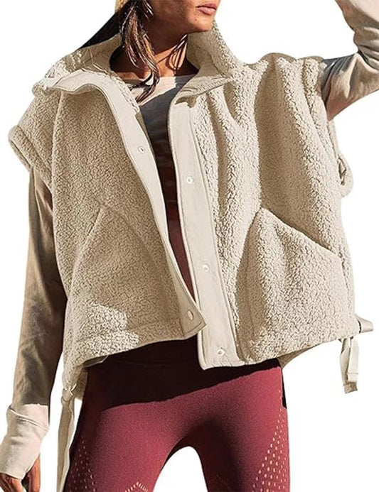 Women's Plush Sleeveless Vest