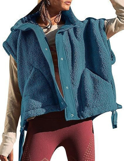Women's Plush Sleeveless Vest