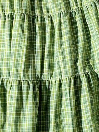 Women's Printed A-Line Layered Skirt