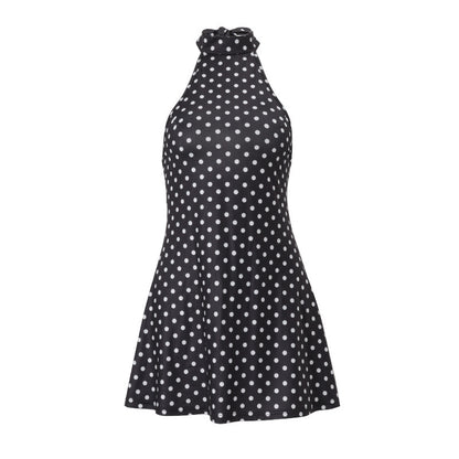 Women's Printed Backless Dress