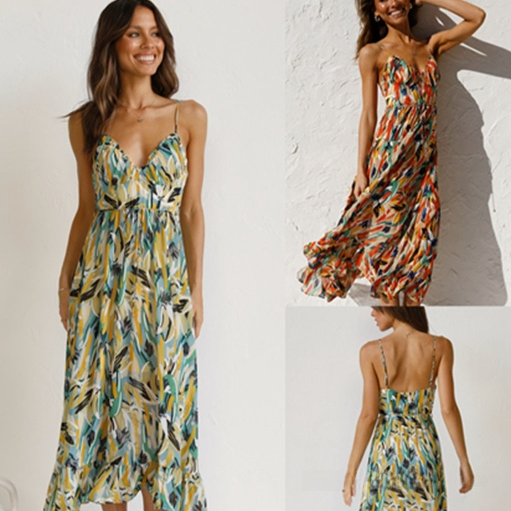 Women's Printed Camisole Dress