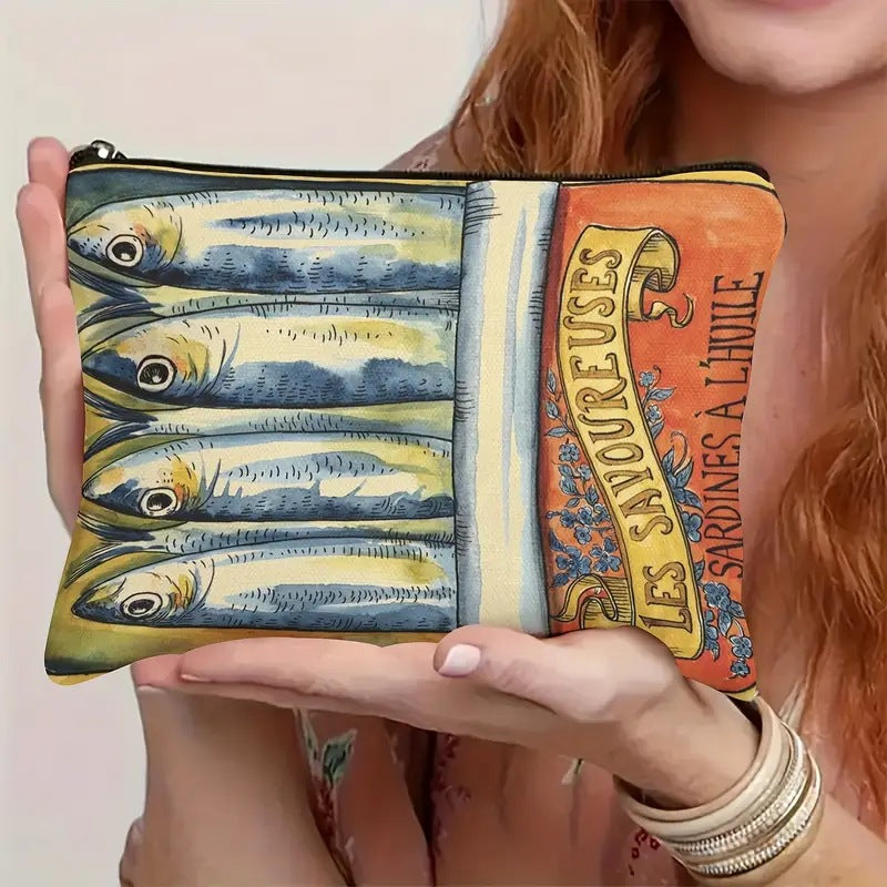 Women's Printed Cosmetic Organizer Bag