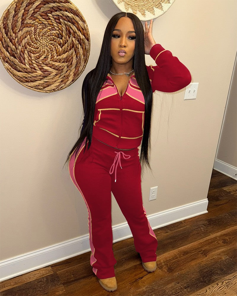 Women's Printed Long Sleeve Tracksuit