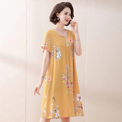Women's printed nightgown