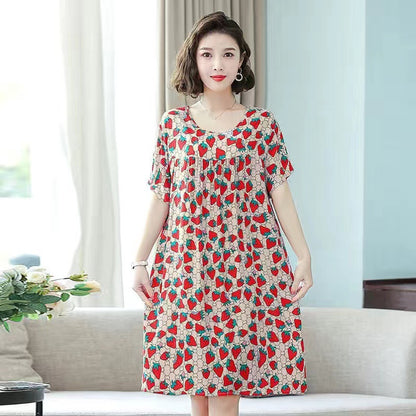 Women's printed nightgown