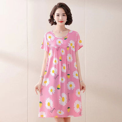 Women's printed nightgown