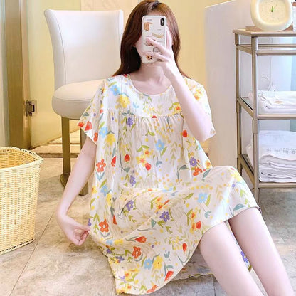 Women's printed nightgown