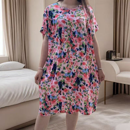 Women's printed nightgown