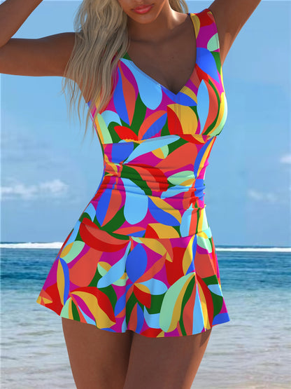 Women's Printed One-Piece Swimsuit