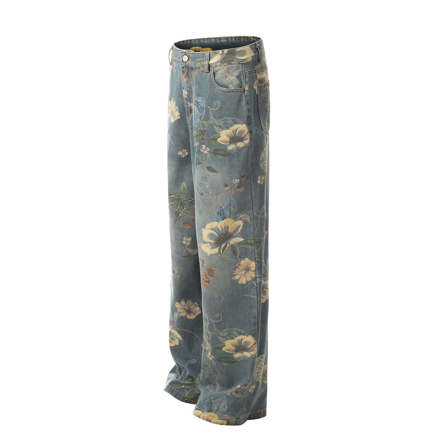 Women's Printed Straight Casual Pants