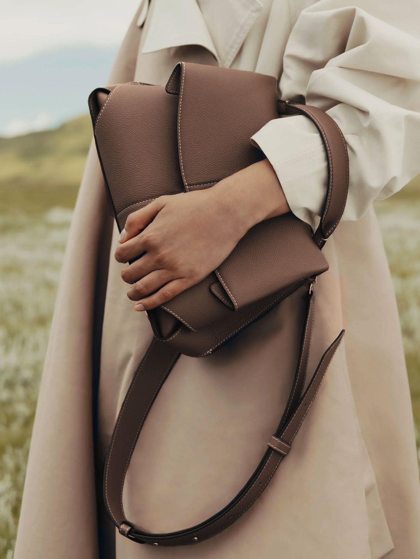 Women's PU Crossbody Bag with Multiple Compartments