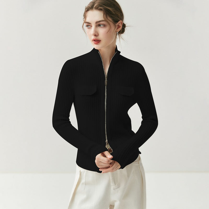 Women's Pure Cashmere Knitted Cardigan