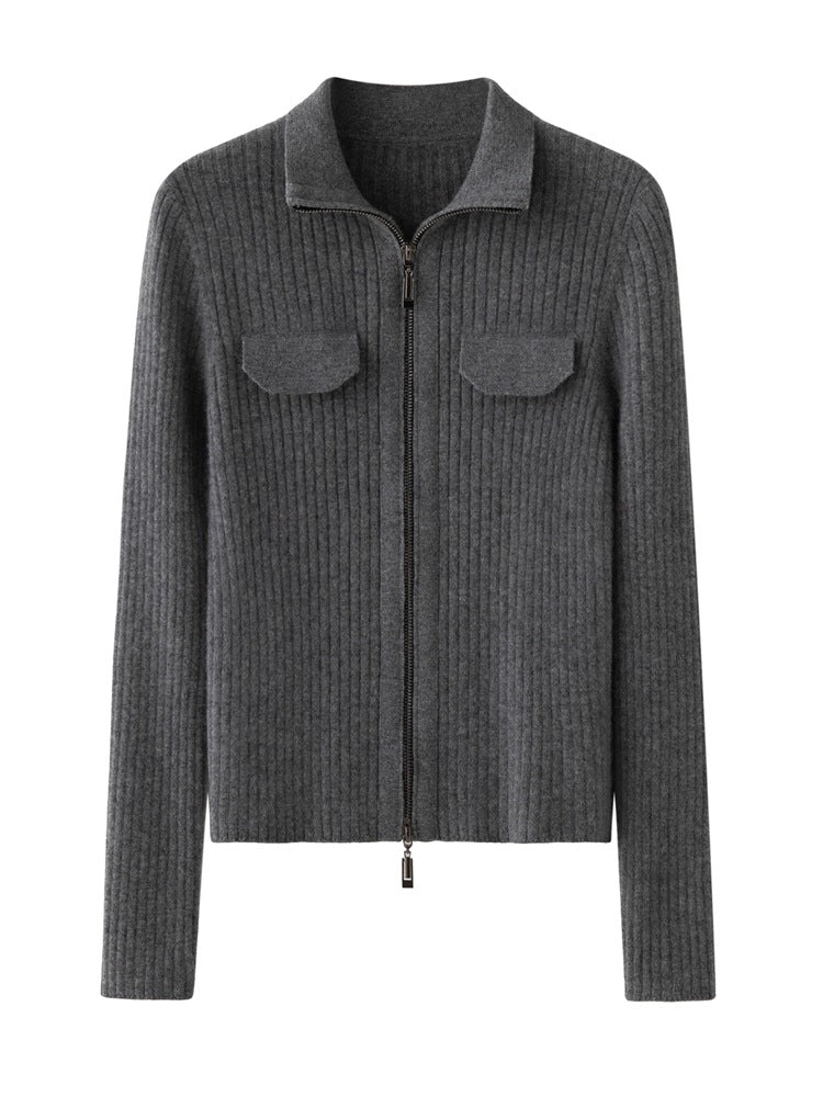 Women's Pure Cashmere Knitted Cardigan