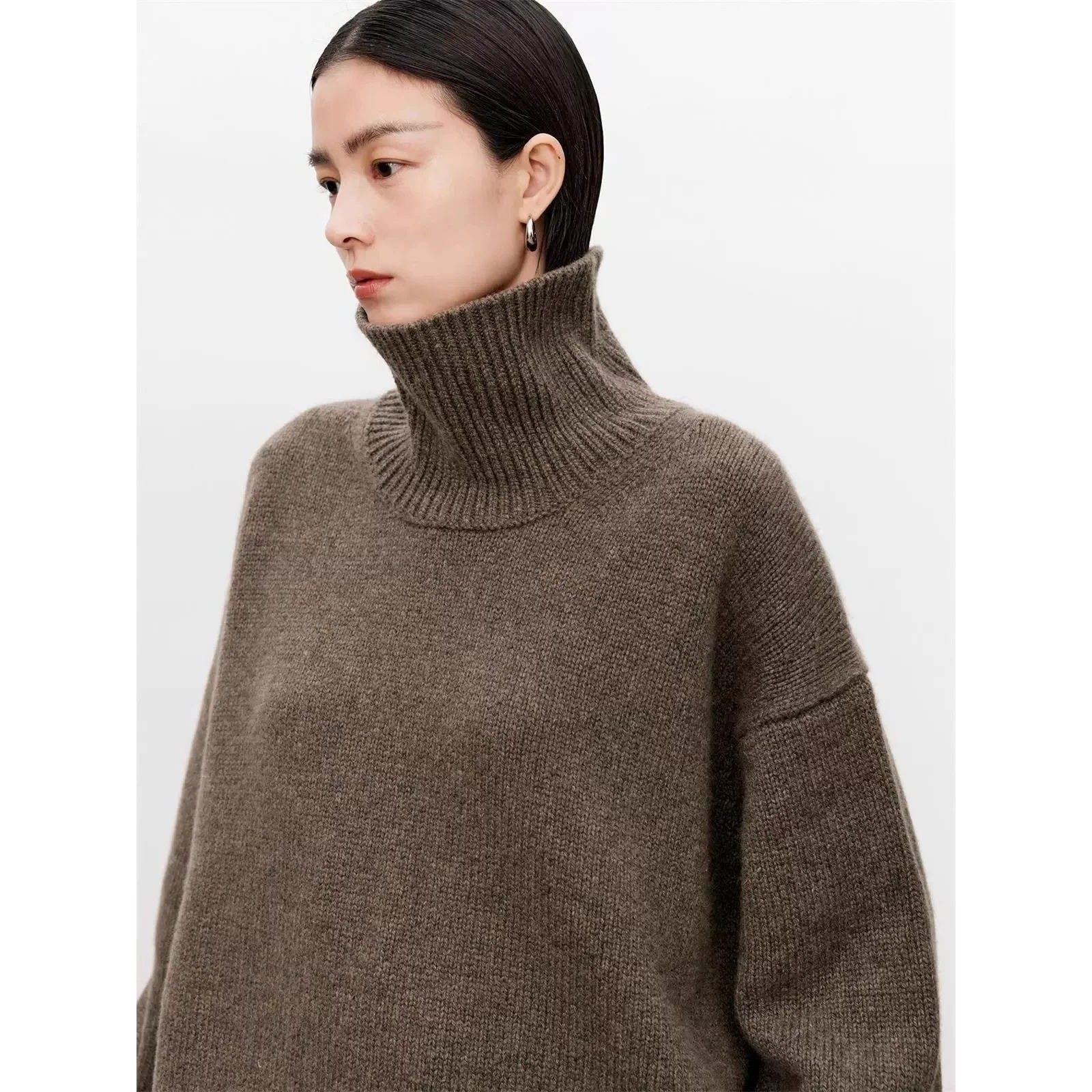 Women's Pure Cashmere Turtleneck Sweater