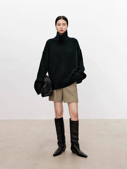 Women's Pure Cashmere Turtleneck Sweater