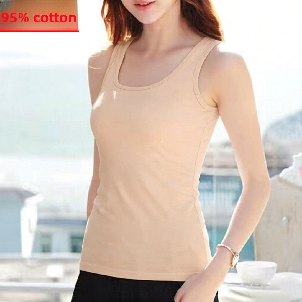 Women's Pure Cotton Halter Neck Camisole Top