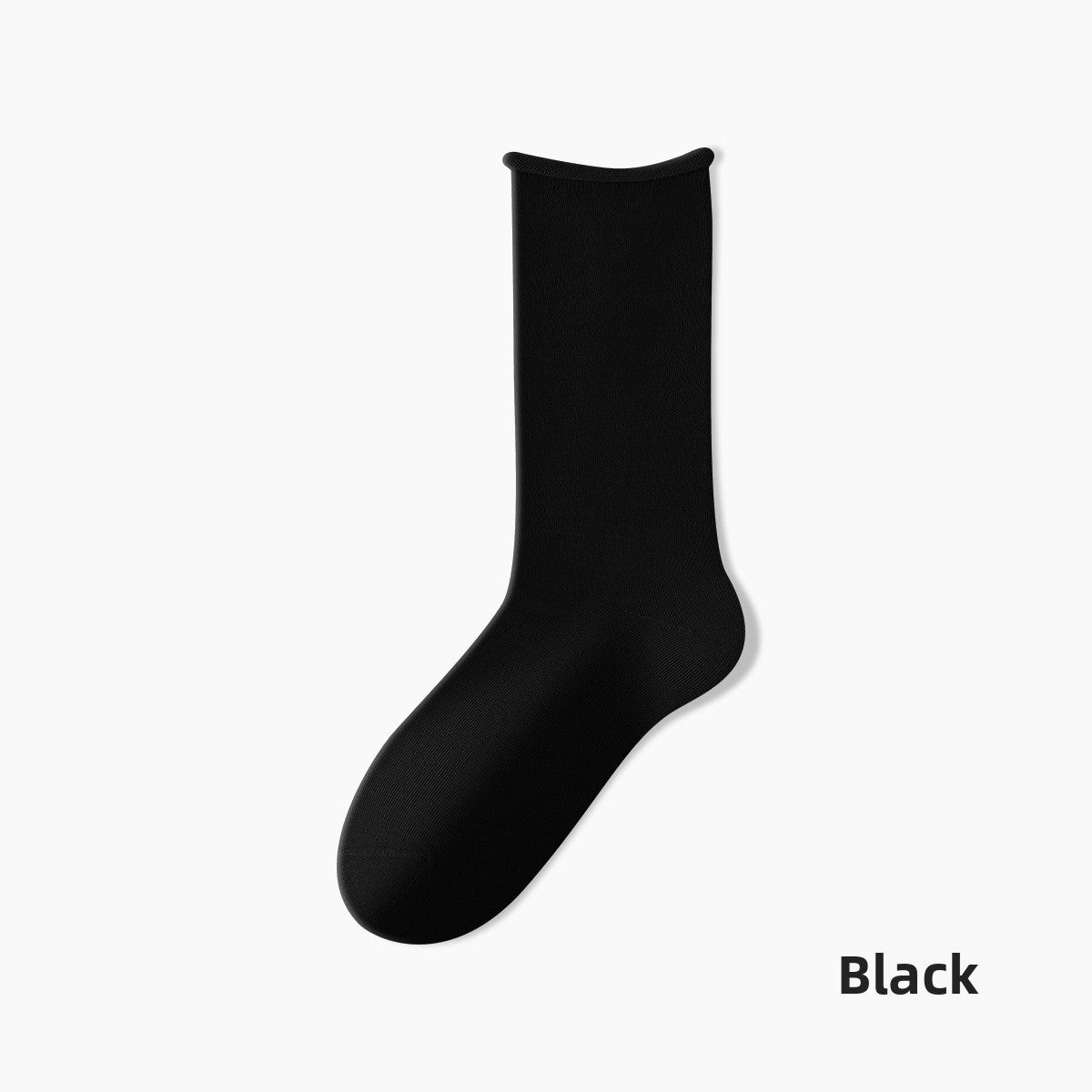 Women's Pure Cotton Seamless Mid-Calf Socks