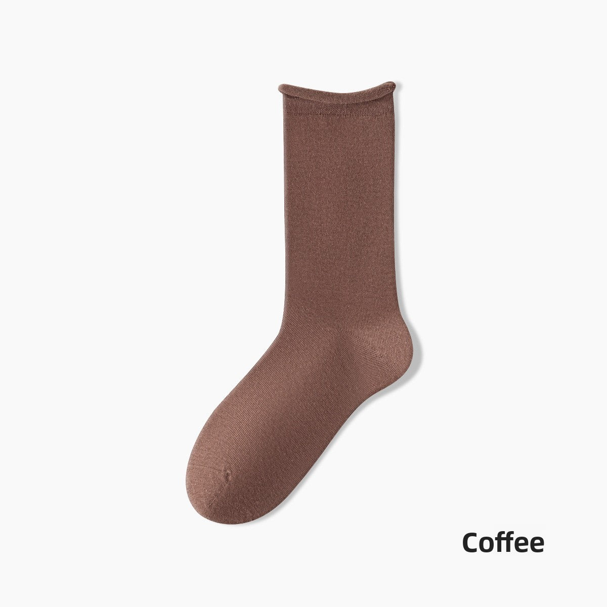 Women's Pure Cotton Seamless Mid-Calf Socks