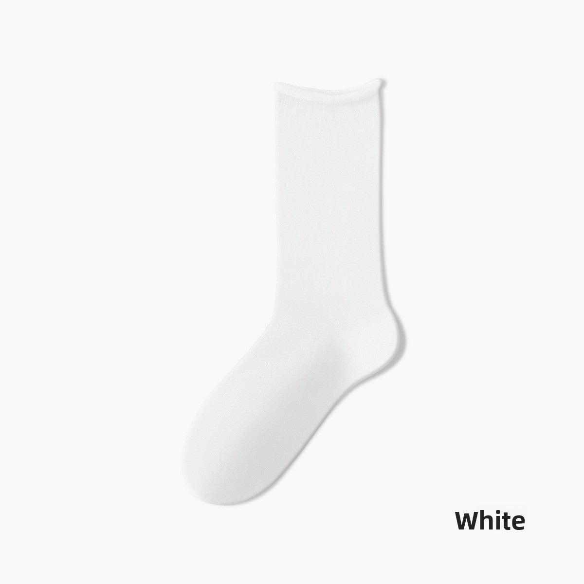 Women's Pure Cotton Seamless Mid-Calf Socks