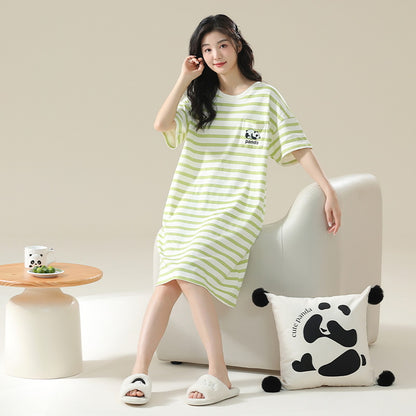 Women's Pure Cotton Short Sleeve Nightdress