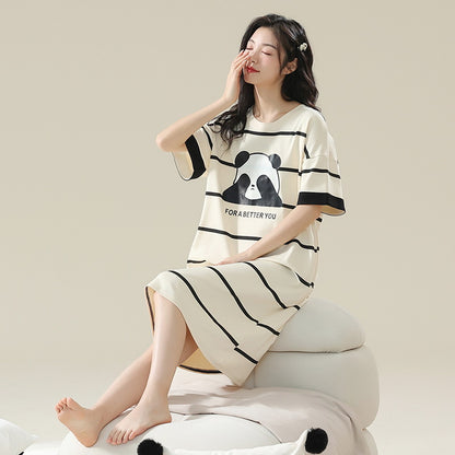 Women's Pure Cotton Short Sleeve Nightdress