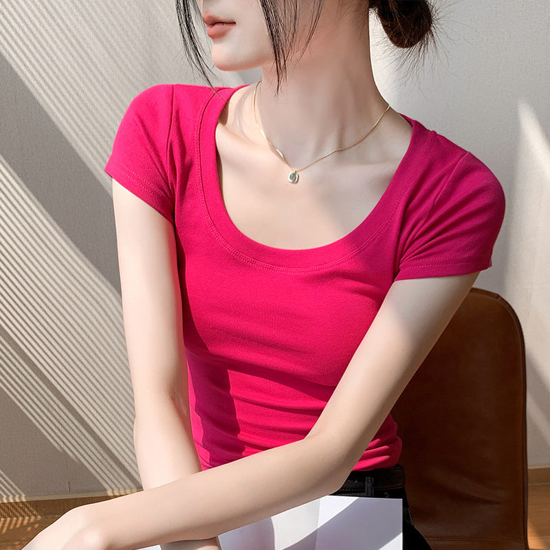 Women's Pure Cotton Short Sleeve T-Shirt