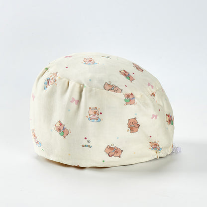 Women's pure cotton surgical cap