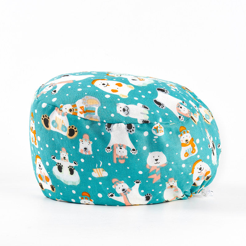 Women's pure cotton surgical cap