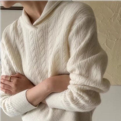 Women's Pure Wool Knitted Sweater