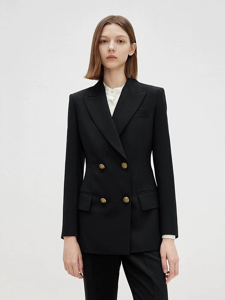 Women's pure wool suit jacket