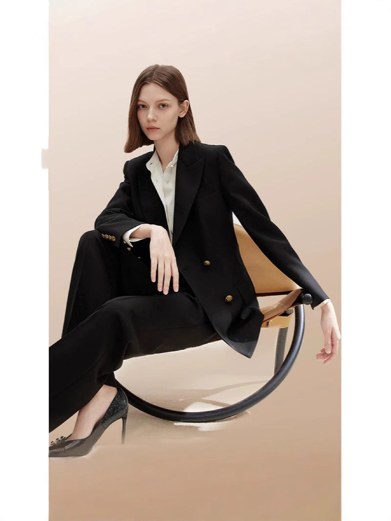 Women's pure wool suit jacket