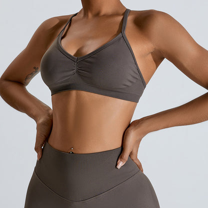 Women's Quick-Dry Sports Bra Yoga Running Fitness Top
