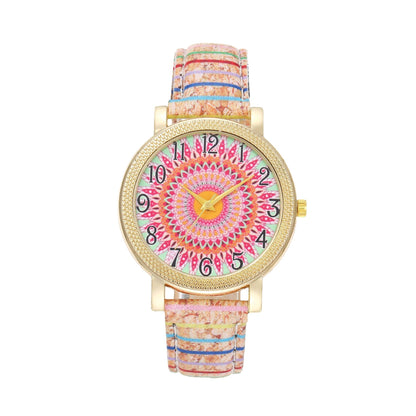 Women's Retro Wood Grain Watch