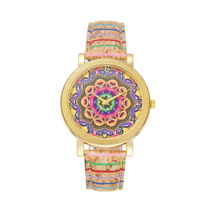 Women's Retro Wood Grain Watch