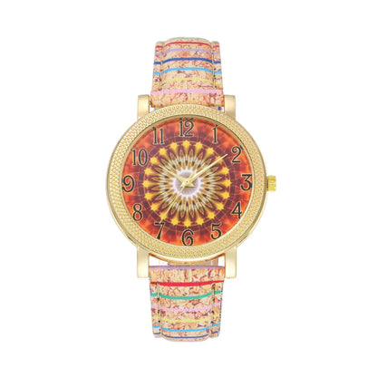 Women's Retro Wood Grain Watch