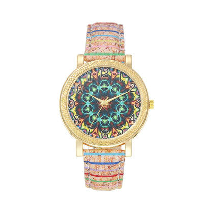 Women's Retro Wood Grain Watch