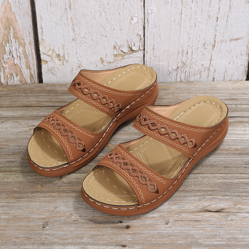 Women's Roman Style Wedge Heel Sandals