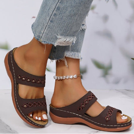 Women's Roman Style Wedge Heel Sandals