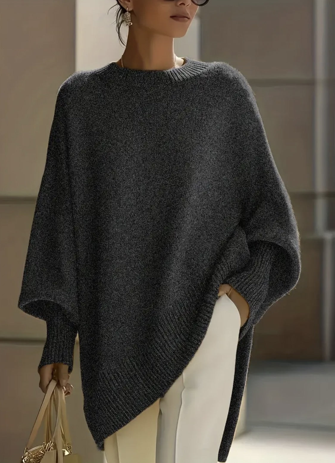 Women's Round Neck Knit Sweater