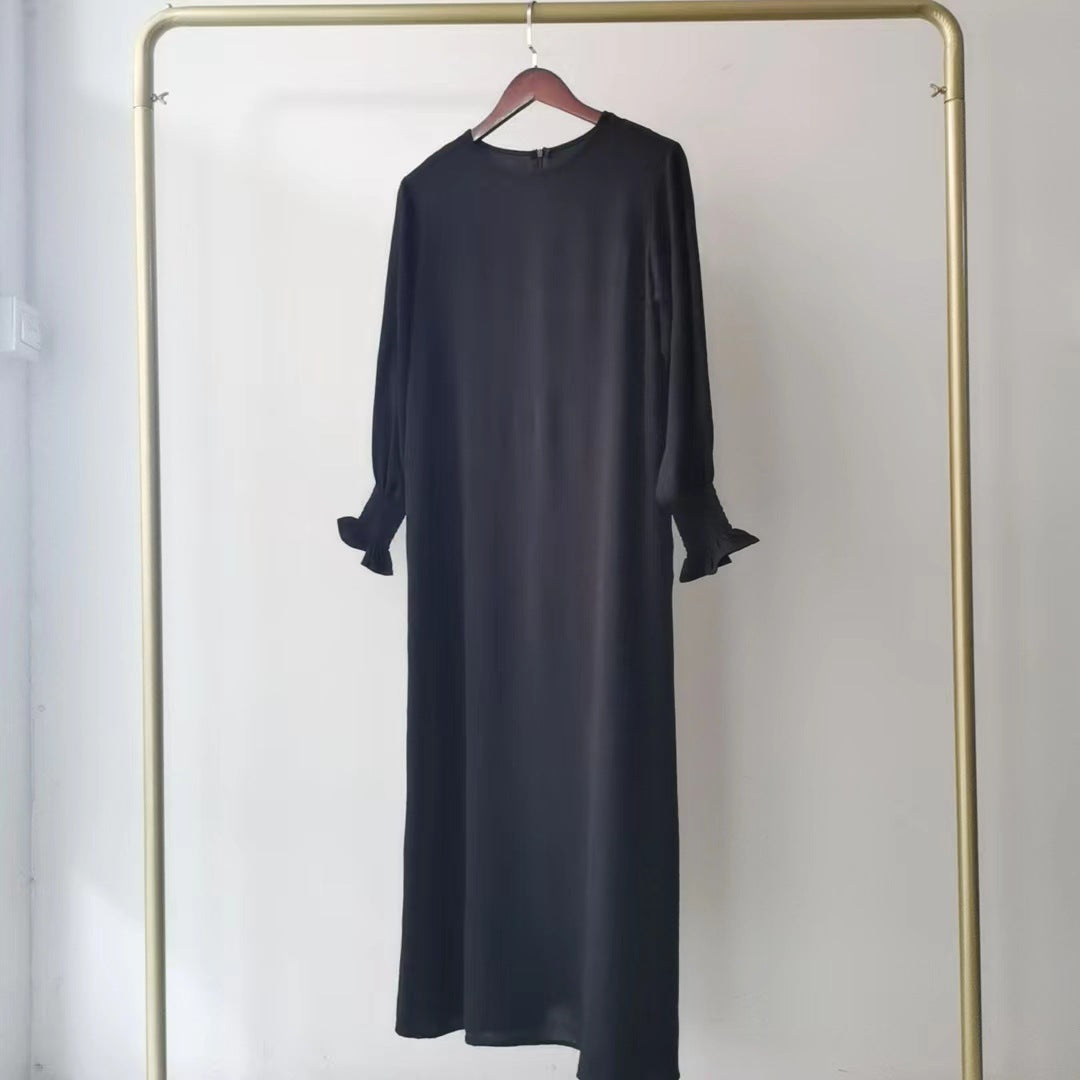 Women's Round Neck Long Dress