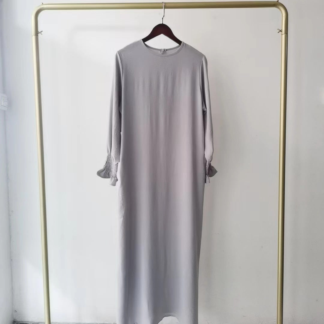 Women's Round Neck Long Dress