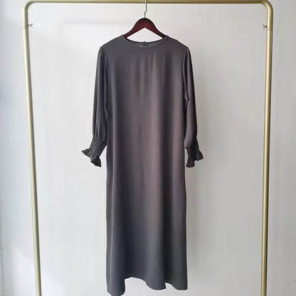 Women's Round Neck Long Dress